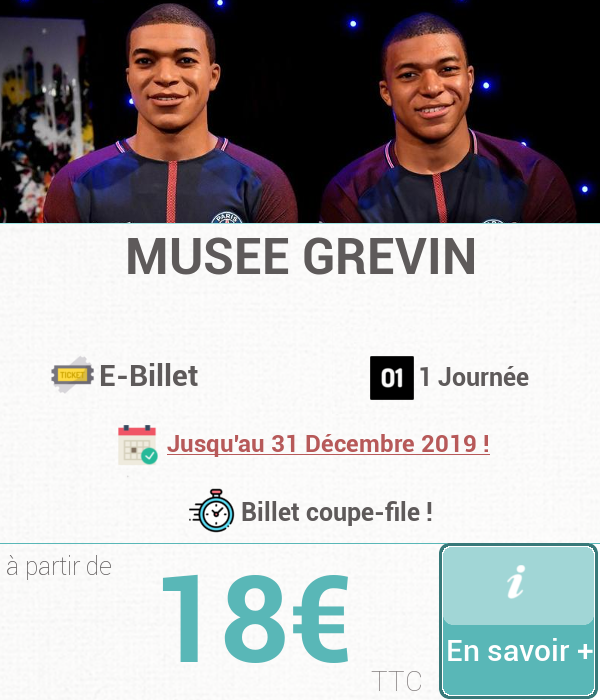 tarif musée grévin 2019