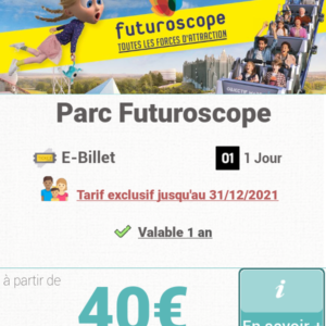 Billeterie Futuroscope